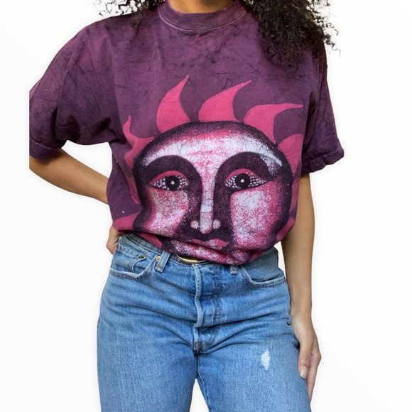 Tie Dye T-Shirt Purple Size Large - Picture 4 of 10